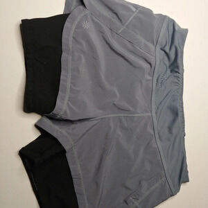 Athleta Running 2 in 1 Pulse Athletic Shorts S